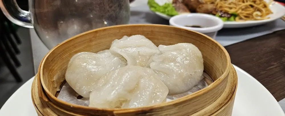 Raviolis Aux Crevettes À la Vapeur